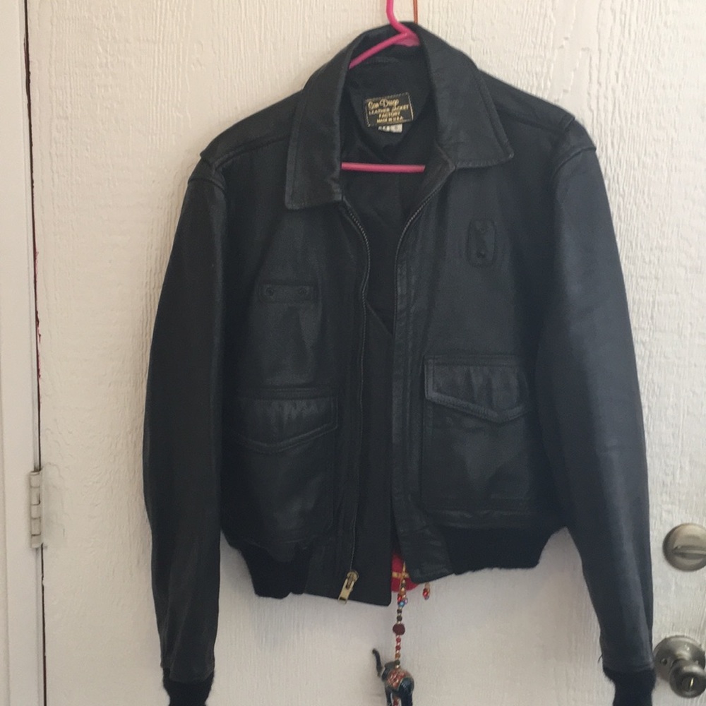 Men’s leather jacket